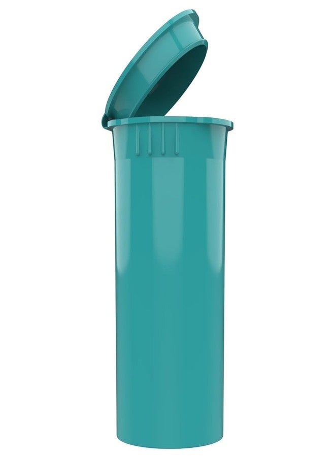 كومفرت أكسيس زجاجات حبوب فارغة محكمة الإغلاق متعددة الاستخدامات بأغطية مفصلية، منظم زجاجات بلاستيكية سعة 13 درام للمكملات الغذائية والفيتامينات والأدوية، عبوة من 12 زجاجة (أزرق مائي معتم) - Image 3